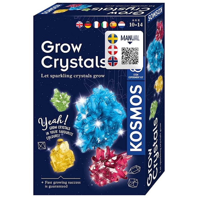Grow Crystals Eksperimentboks STEM Kosmos