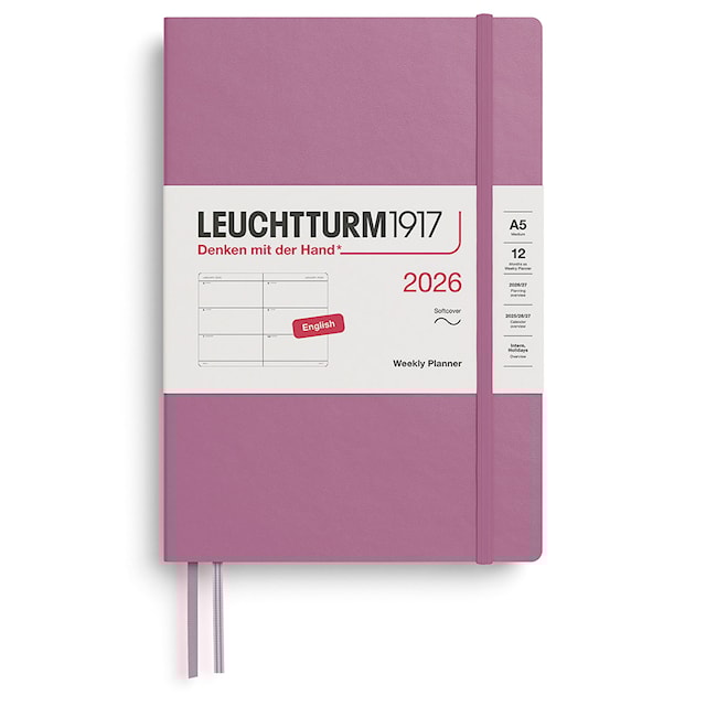 Weekly Planner 2026 A5 Soft Dusty Rose Leuchtturm1917