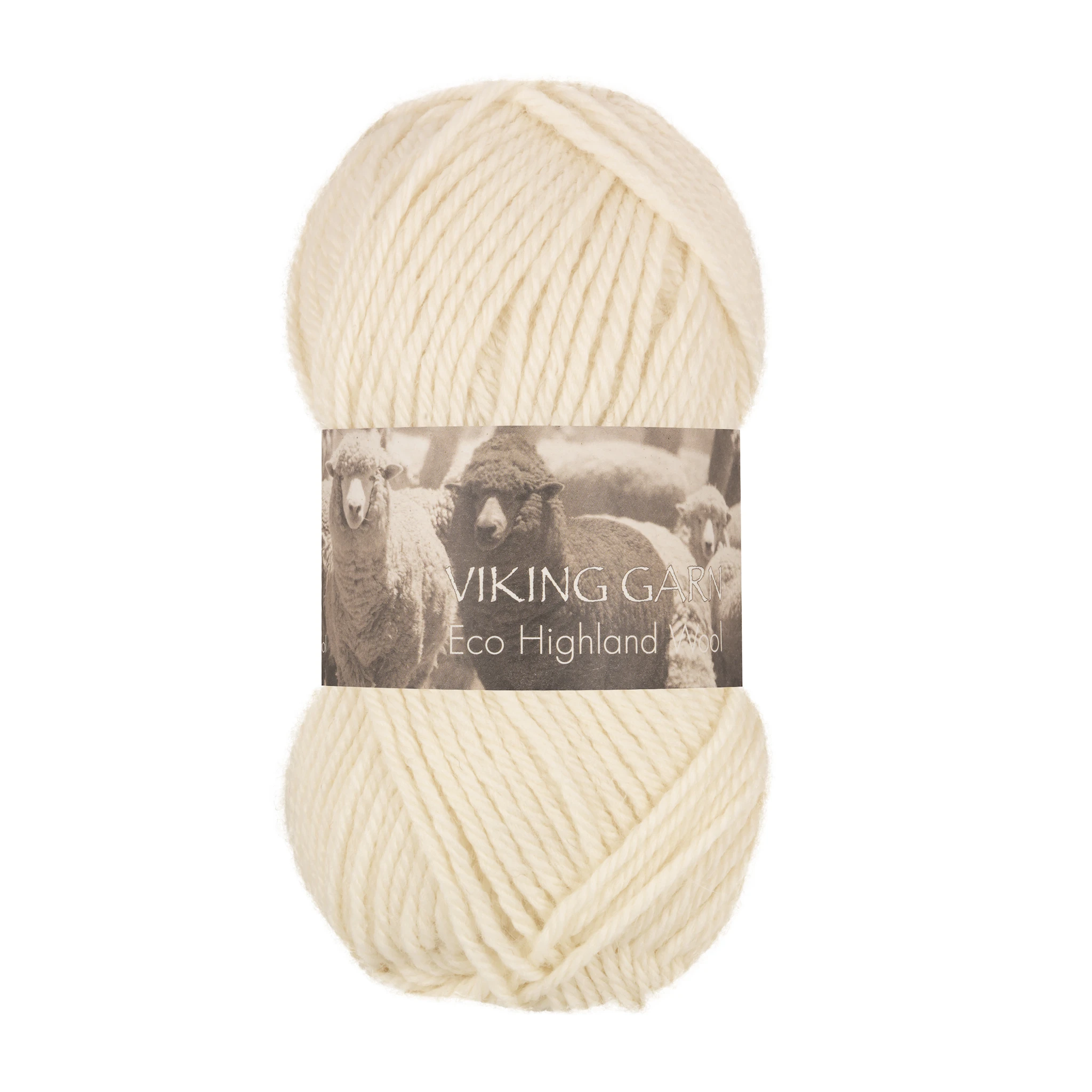 Produktbilde for Highland Eco Wool Garn 50 g Viking Garn
