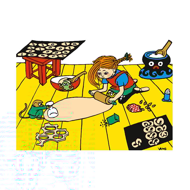 Produktbilde 1 for Magnet Pippi Baker Astrid Lindgren