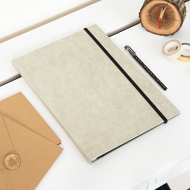 Produktbild 7 för Mapp Paulina A4 Linen Bigso Box of Sweden