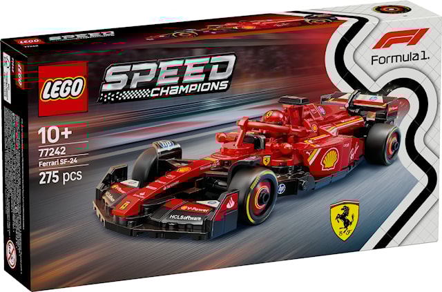 Tuotekuva 1 - Ferrari SF-24 F1® ‑kilpa-auto LEGO® Speed Champions (77242)