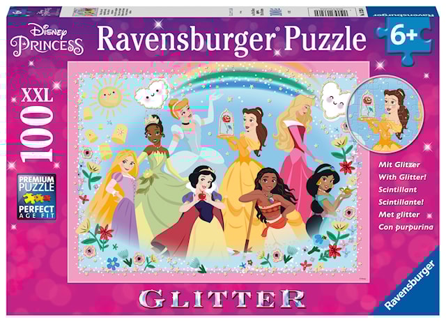 Tuotekuva 1 - Disney Princess Strong, Beautyful and Brave Palapelit 100 palaa Ravensburger
