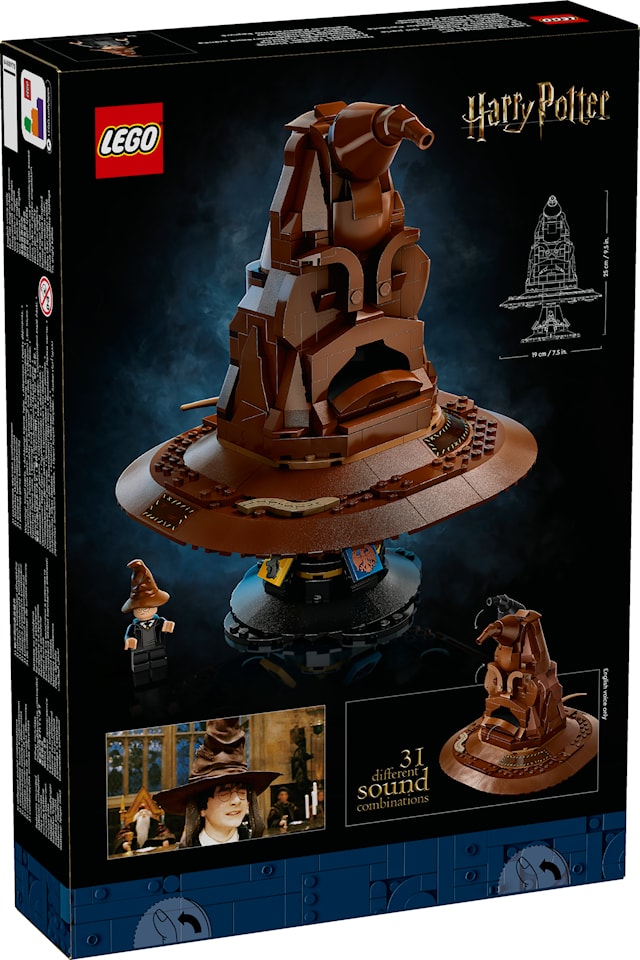 Produktbild 3 för Den talande sorteringshatten LEGO®  Harry Potter ™ (76429)