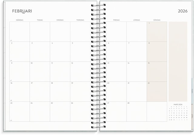 Produktbilde 2 for Kalender 2026 C5 Life Organizer Family Planner Burde
