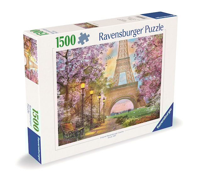 Produktbilde 3 for Romantiske Paris Puslespill 1500 brikker, Ravensburger