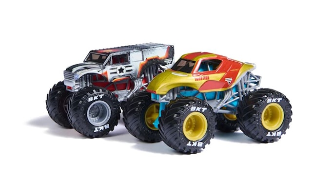 Produktbilde 1 for Monster Jam 1:64 Marvel 2 Pack Iron:War Machine