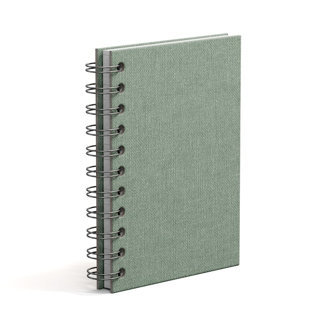 Tuotekuva 2 - Muistikirja A6 Viivattu Soft Teal 90 Sivua Bigso Box of Sweden