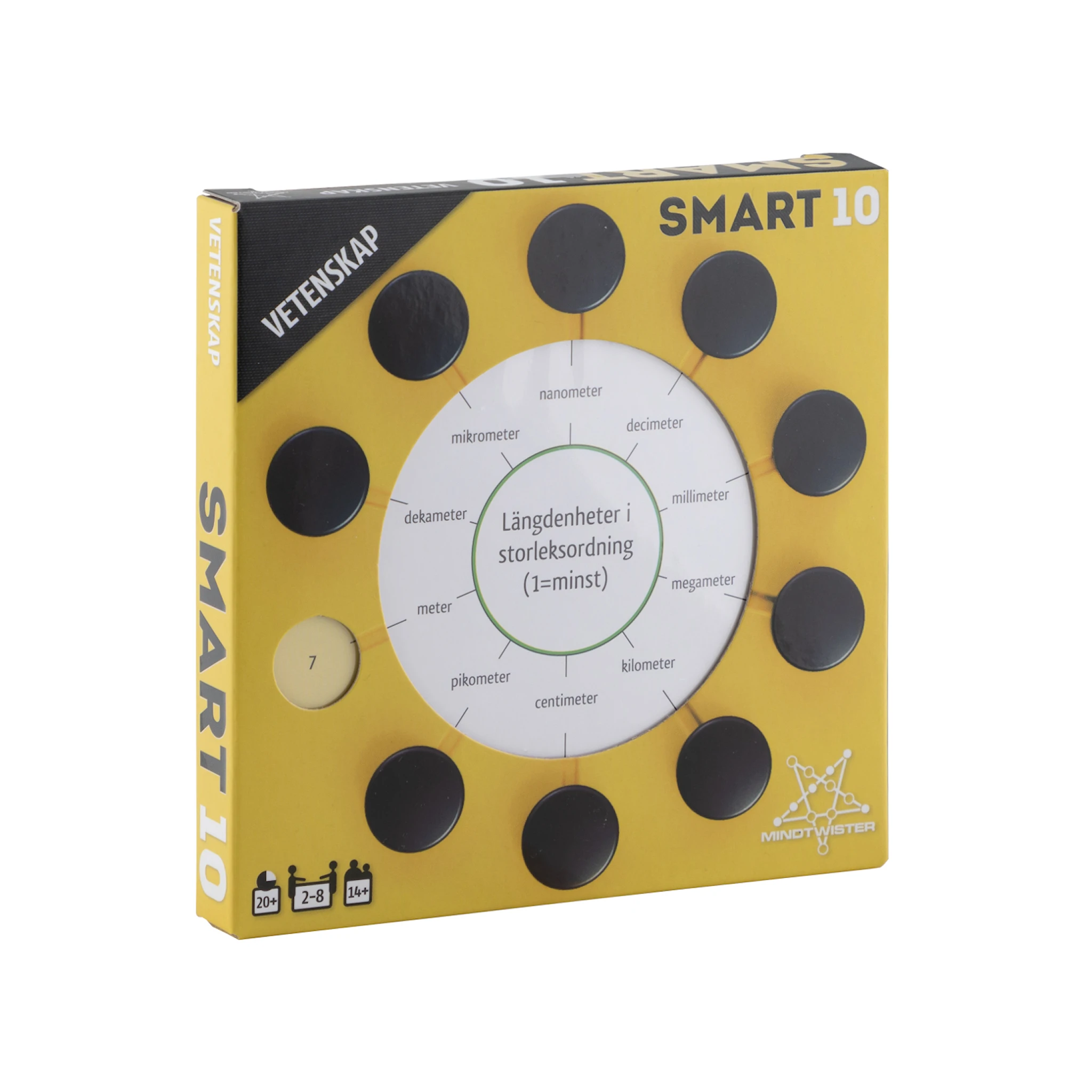 Produktbild för SMART10 Frågekort Vetenskap (SE)