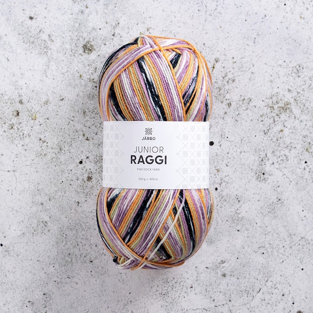Produktbilde 1 for Junior Raggi Garn Ullmiks 100 g Breakdance 458 Järbo