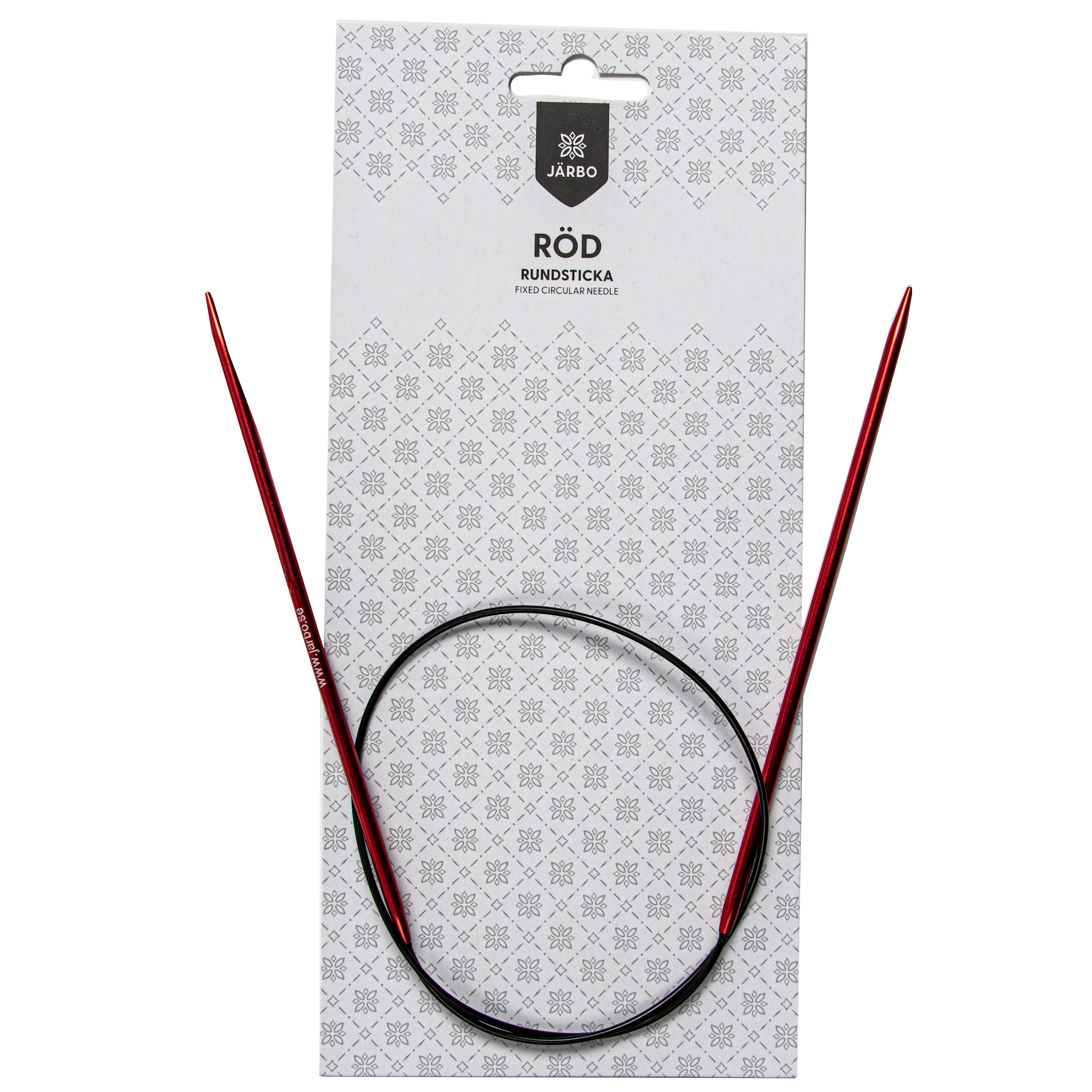 Produktbild för Rundstickor 60 cm Röd 1 st Järbo