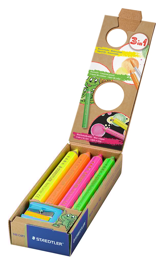 Tuotekuva 5 - Värikynät Noris Junior 4-pack 100% PEFC Staedtler