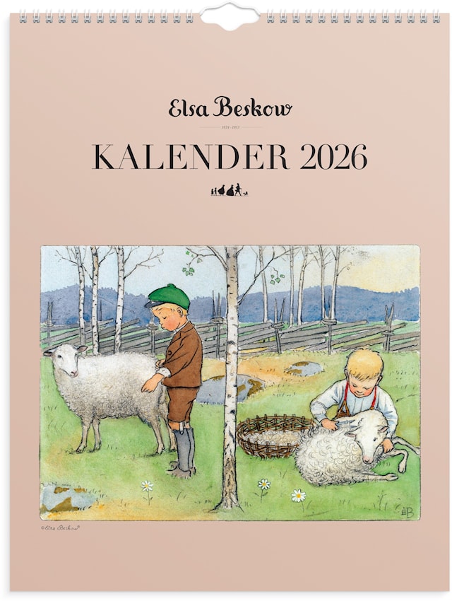 Produktbilde 1 for Väggkalender 2026 Elsa Beskow 295x390 mm Burde