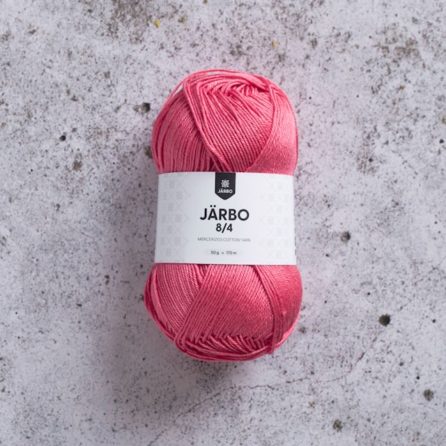 8/4 Puuvillalanka 50 g Kirsikka (32043) Järbo