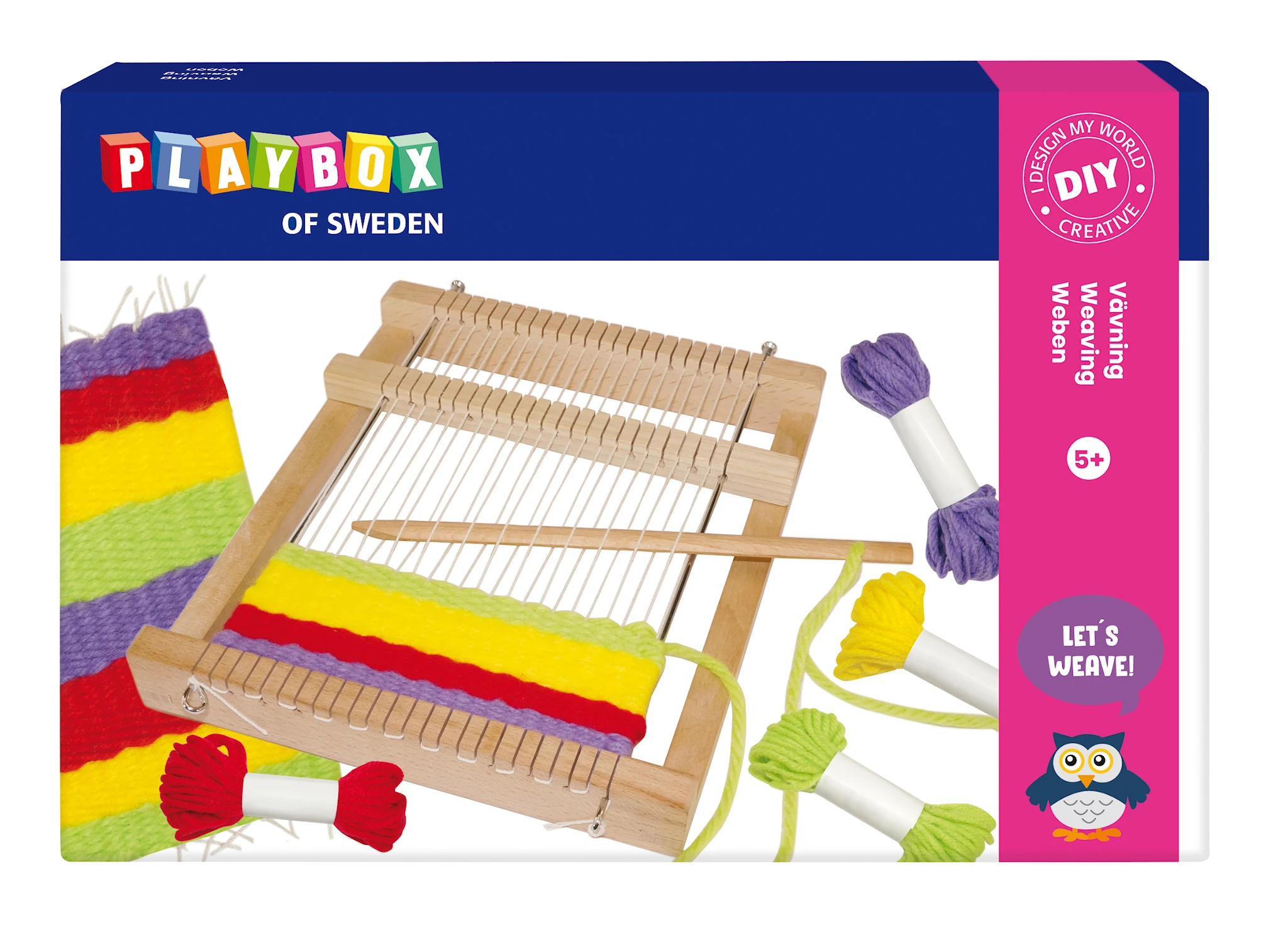 Produktbild för Pysselset Vävram, Playbox