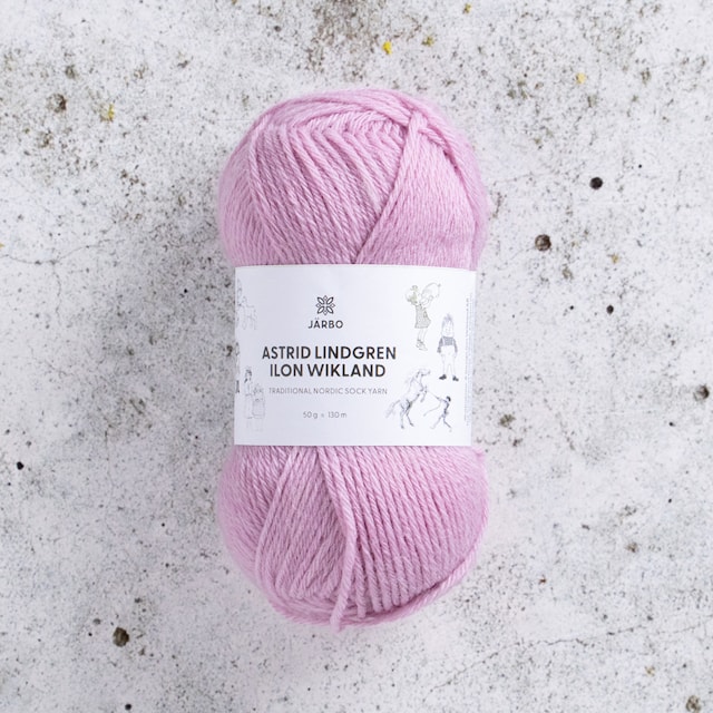 Astrid Lindgren Ilon Wikland Garn 50g Bamse rosa 105 Järbo