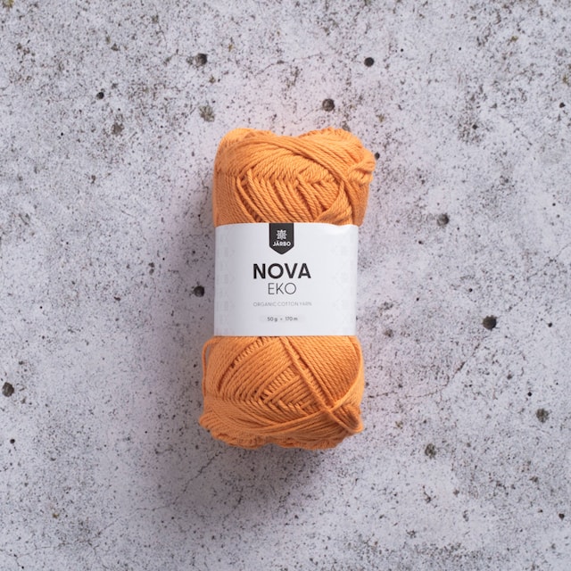 Nova Eko Cotton 50 g Orange Järbo