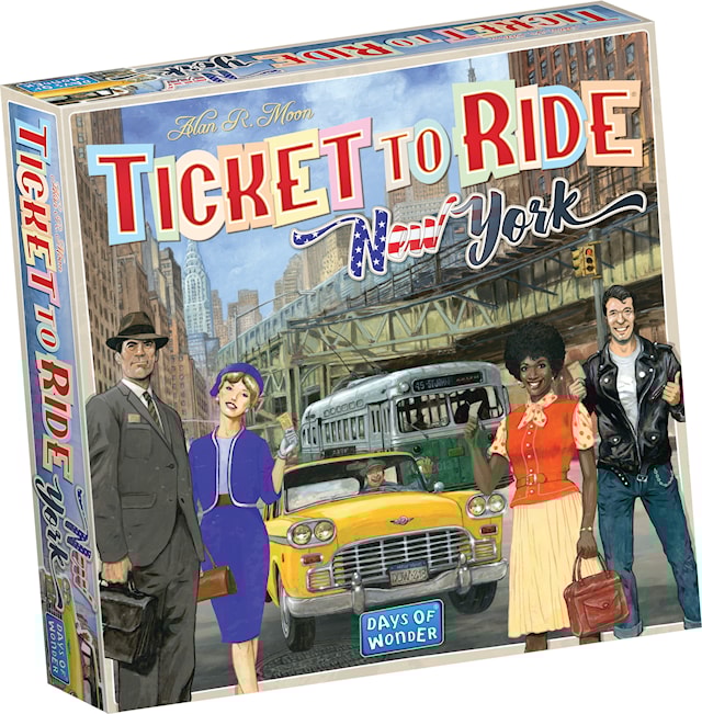 Produktbilde 1 for Ticket To Ride, New York Expansion, Familiespill