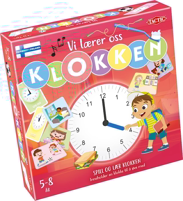 Vi lærer oss klokken (NO) Tactic
