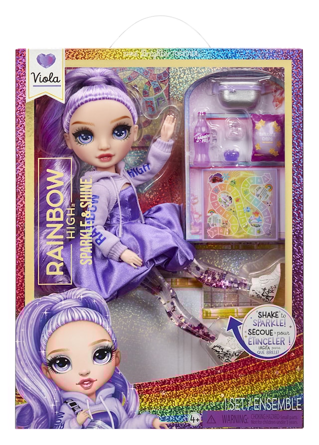 Produktbild 2 för Sparkle & Shine Modedocka Viola Rainbow High
