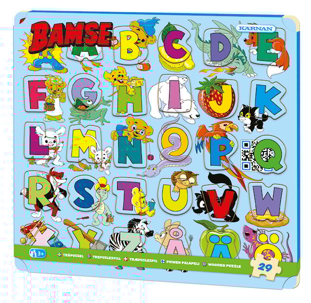 Produktbild 1 för Rampussel med upphöjda bitar Bamse, Kärnan (SE)