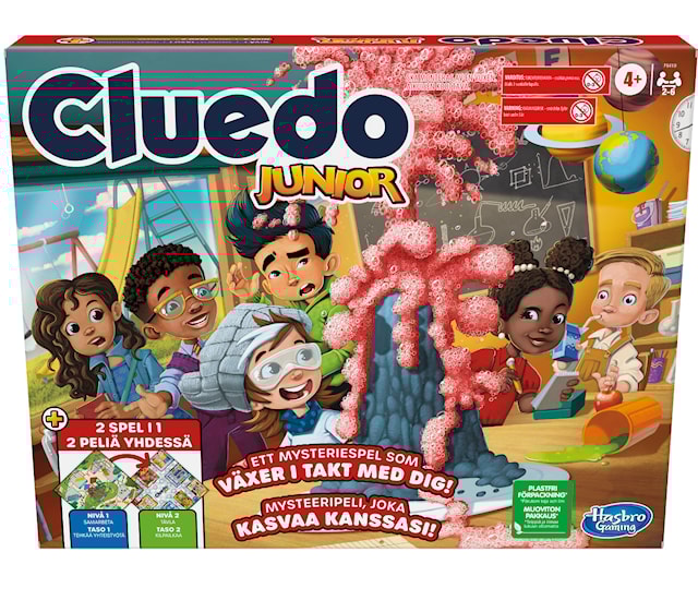 Produktbild 1 för Cluedo Junior 2 Games in 1 (SE/FI)