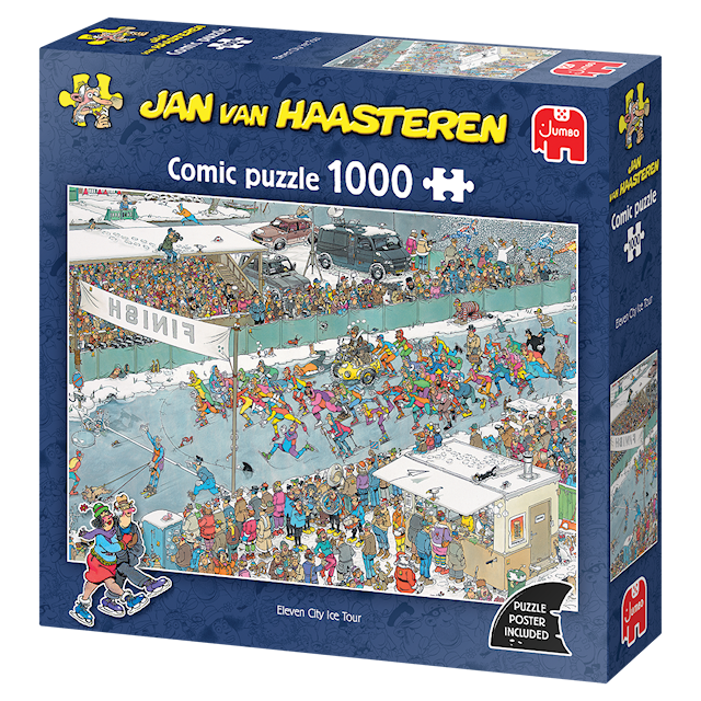 Produktbilde 4 for Jan van Haasteren Eleven City Tour Puslespill 1000 brikker