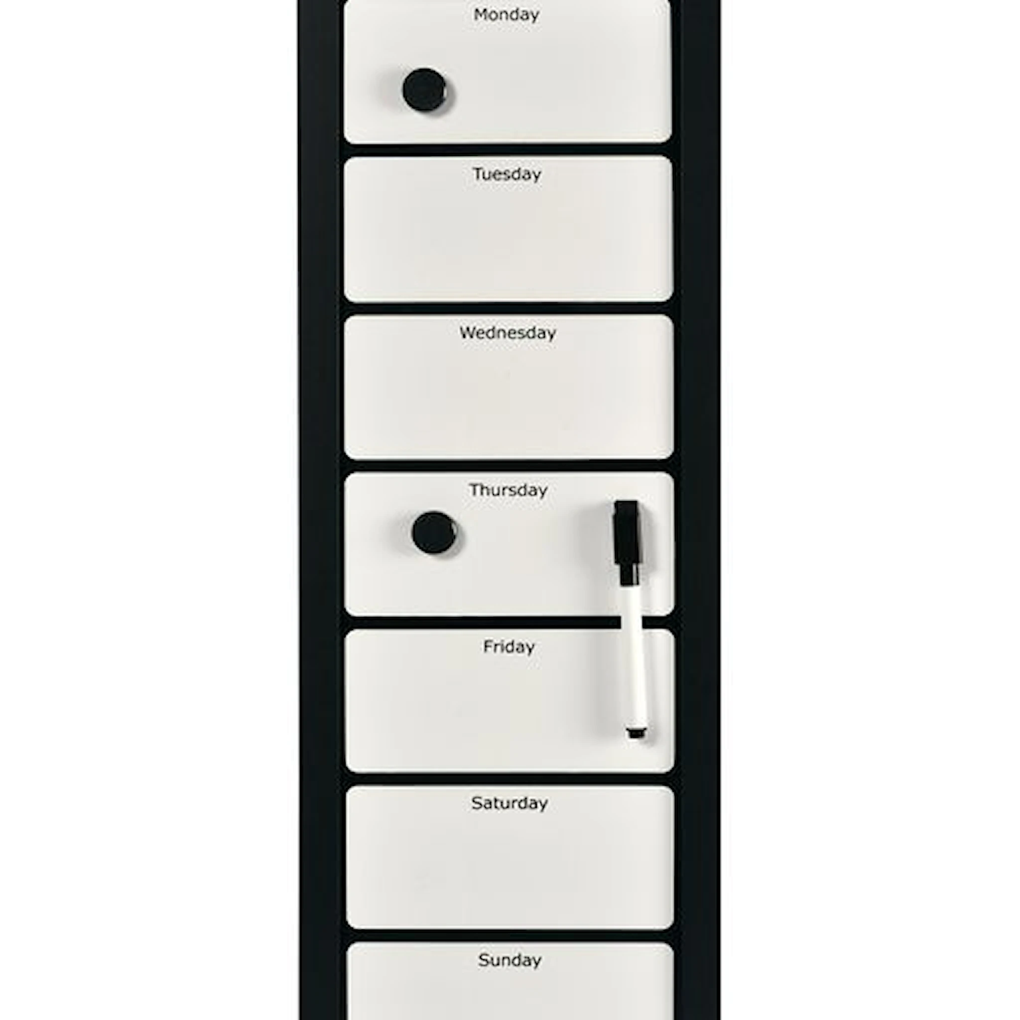 Produktbilde for Ukeplanleggingstavle 20x60 cm inkludert penn, viskelær og magneter BNT Office
