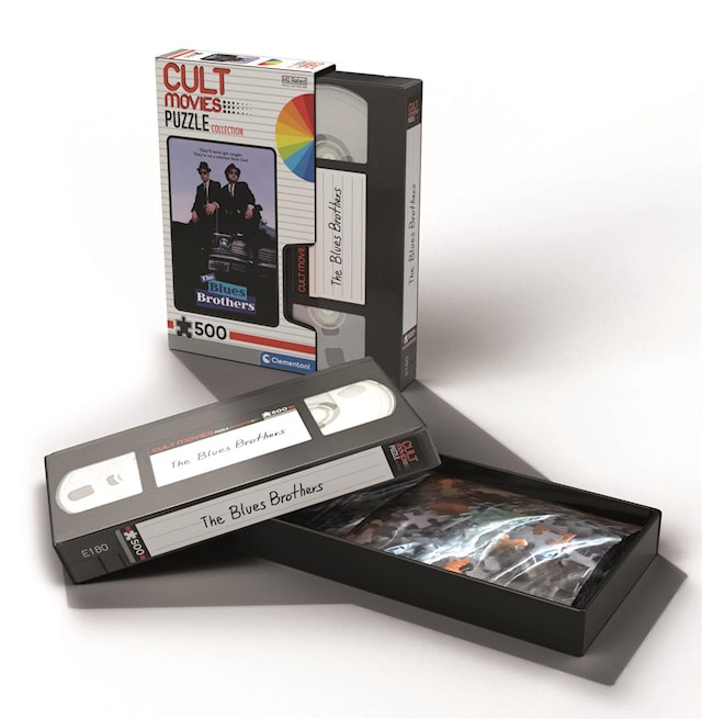 Produktbild 2 för Pussel Cult Movies Blues Brothers 500 bitar, Clementoni