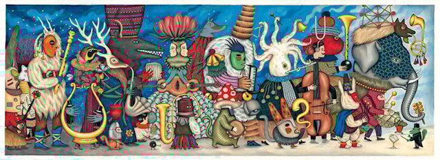 Pussel Fantasy Orchestra, 500 bitar, Djeco