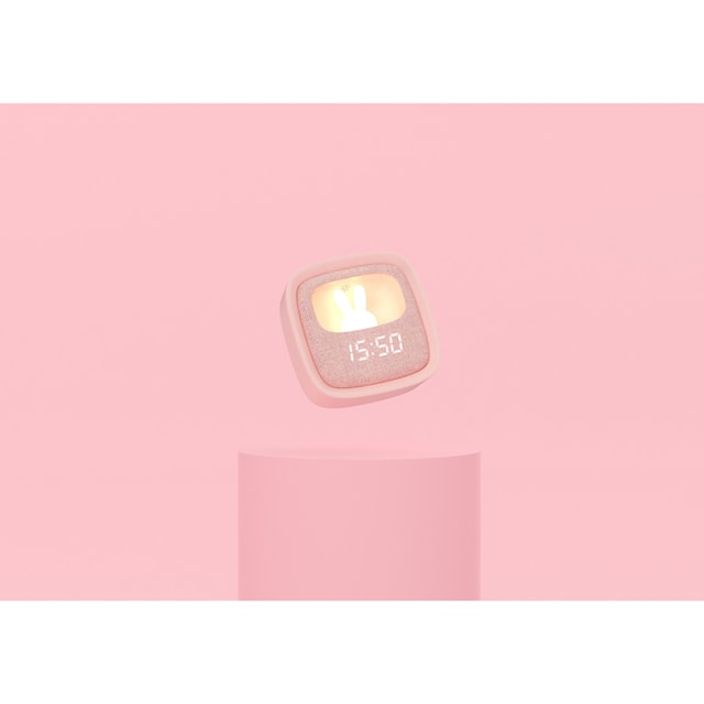 Produktbilde 4 for MOB Vekkeklokke med Nattlampe Billy Pink