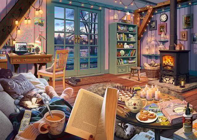 Produktbilde 2 for At the holiday home Secret Puslespill 1000 brikker Schmidt