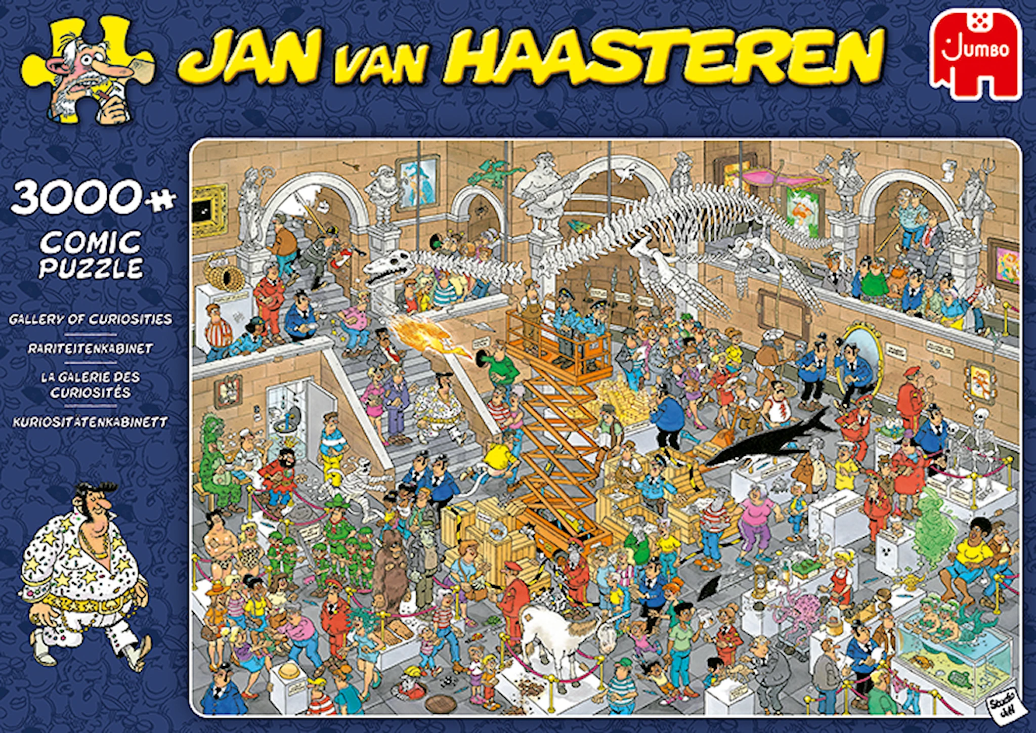 Tuotekuva ille Jan Van Haasteren Galleria Curiosities Puzzle 3000 palaa, Jumbo