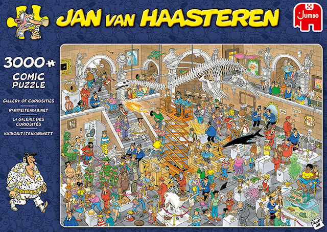 Produktbilde 1 for Jan Van Haasteren Gallery of Curiosities Puslespill 3000 brikker, Jumbo
