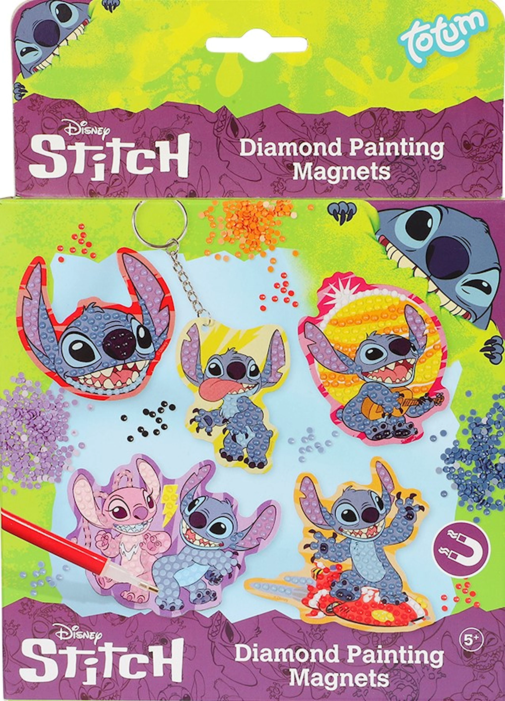 Produktbilde for Diamantmaling Magneter & Nøkkelringer Stitch