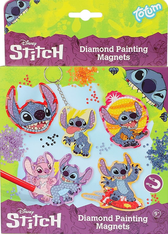 Produktbild 1 för Diamantmålning Magneter & Nyckelringar Stitch