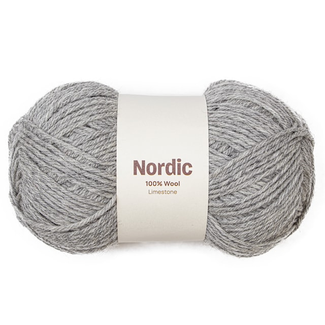 Nordic 100% villa 100 gr Kalkkikivi vaaleanharmaa A825  Adlibris
