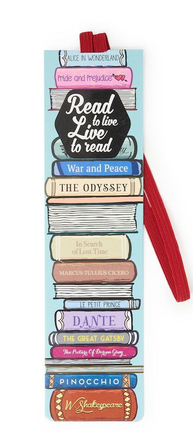 Produktbilde 1 for Bokmärke i papp med elastisk ögla Books