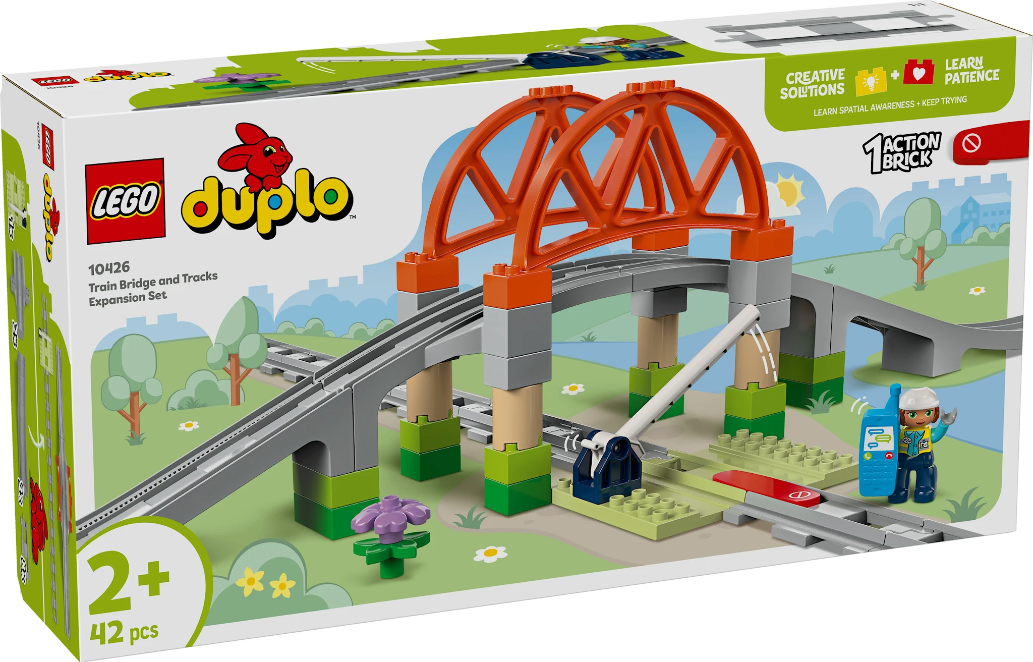 Tuotekuva ille Silta ja raiteet ‑laajennussarja LEGO® DUPLO® Town (10426)