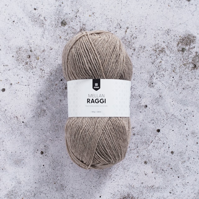 Mellanraggi Garn Ullmix 100 g Barley (28391) Järbo