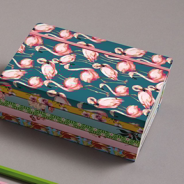 Produktbilde 2 for Notebook A5 Pink Flamingo Cedon