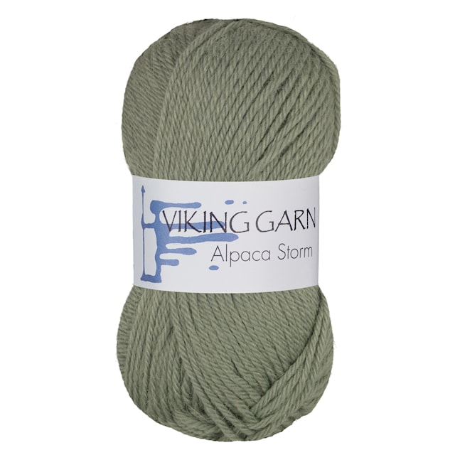 Alpaca Storm 50 g Mosegrønn 532 Viking Garn