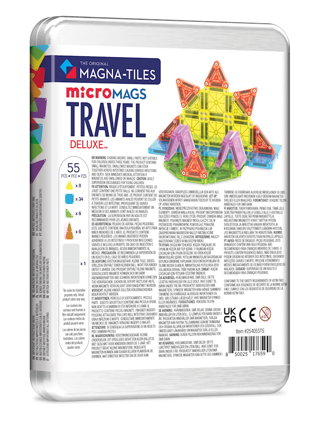 Produktbilde 4 for Magna-Tiles Deluxe reisesett 55 deler
