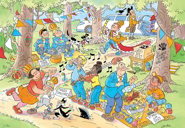 Produktbilde 2 for Jan Van Haasteren Junior King´s Day Market Puslespill 240 brikker