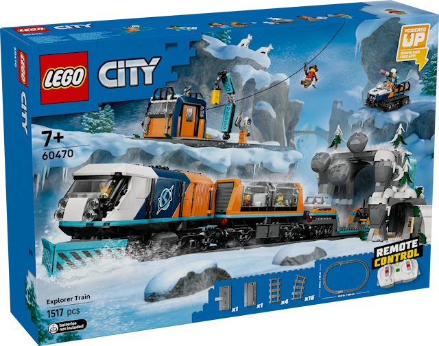 Produktbilde 1 for Polarekspedisjonens ekspresstog LEGO® City (60470)