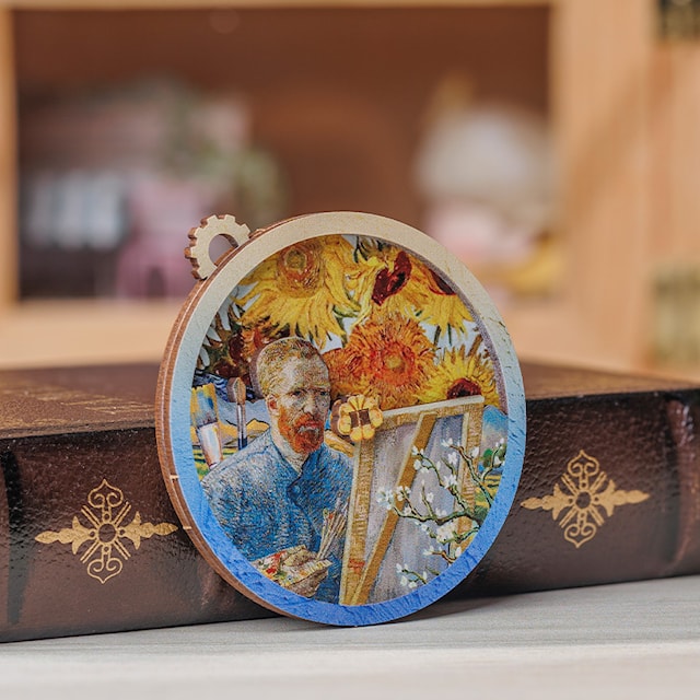 Tuotekuva 3 - Book Nook: Mini DIY VanGogh-magneetti, Caratem