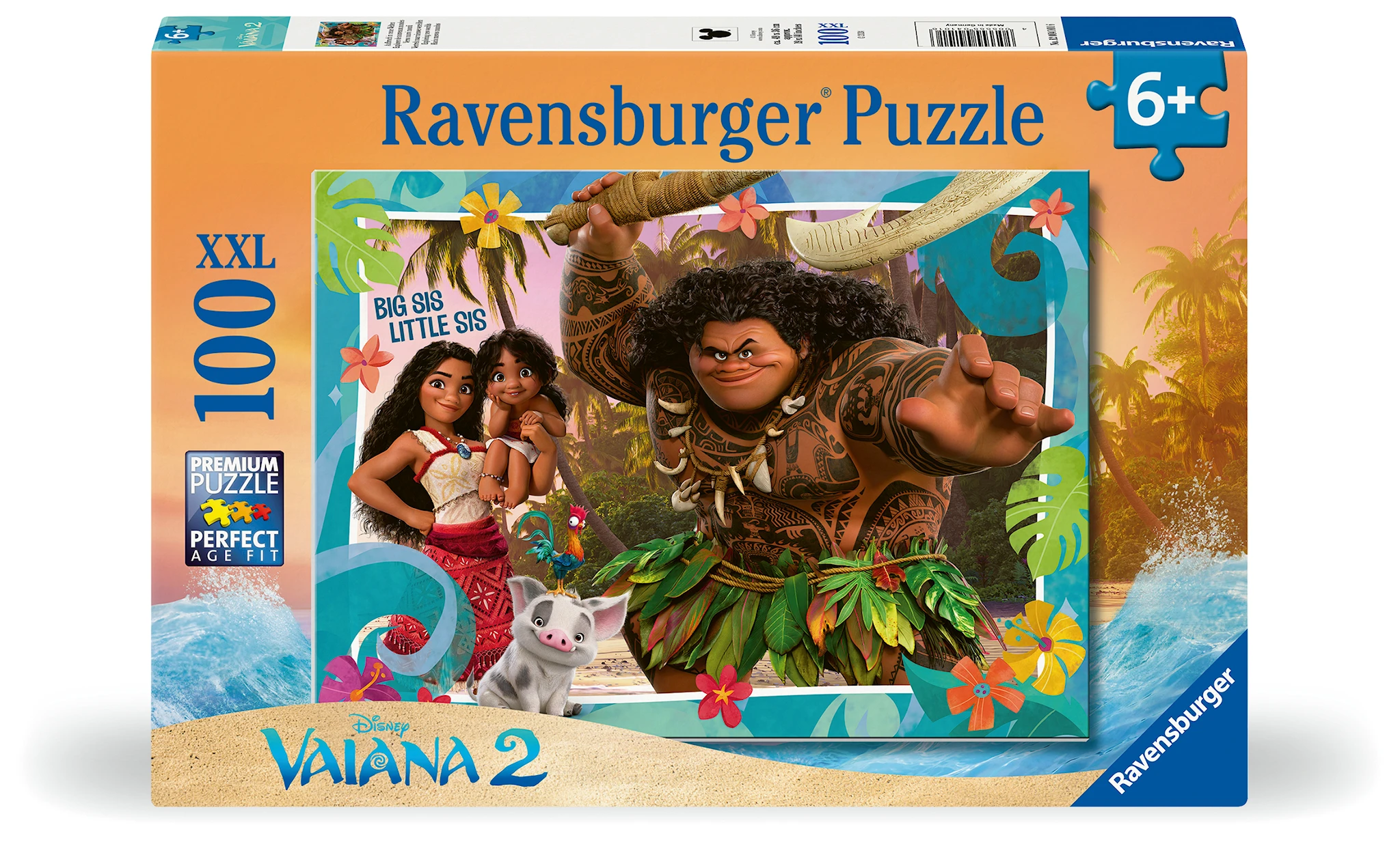 Tuotekuva ille Disney Vaiana 2 Palapeli 100 palaa XXL, Ravensburger