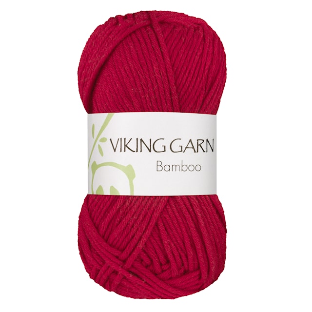 Bamboo 50 g Rød 650 Viking Garn
