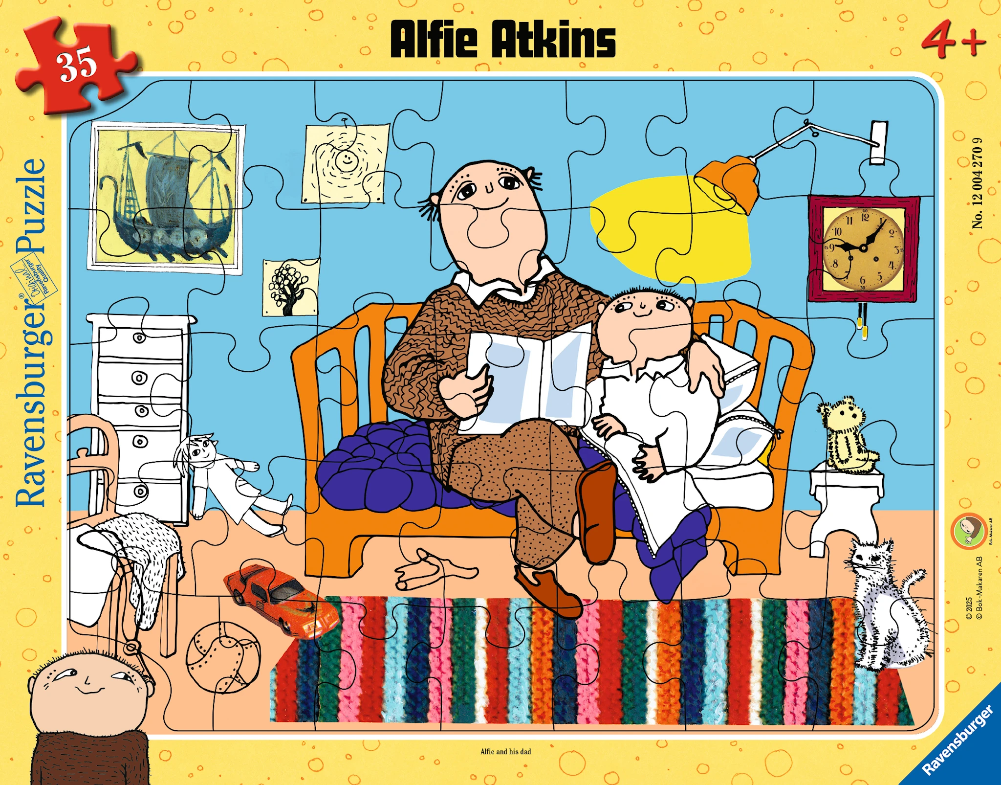 Produktbild för Alfons Aberg Pussel 35 Bitar, Ravensburger