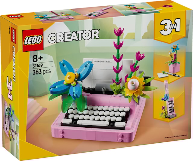 Tuotekuva 1 - Kirjoituskone ja kukat LEGO® Creator (31169)